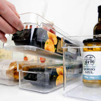 Organizador Clear na geladeira