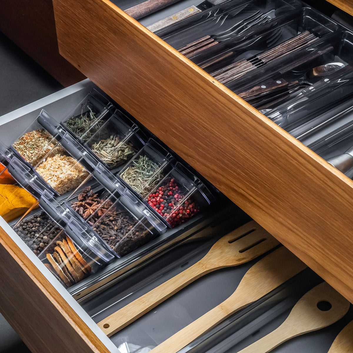 Organizador de Gavetas Ou com Divisória Linha Clear
