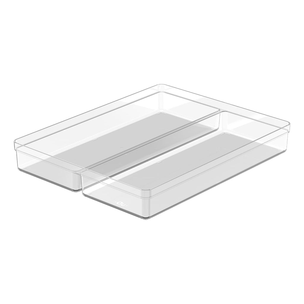 Organizador de Gavetas Ou com Divisória Linha Clear