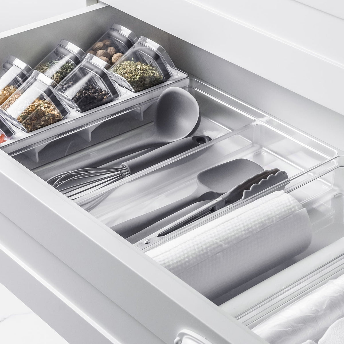 Organizador de Gavetas Ou com Divisória Linha Clear
